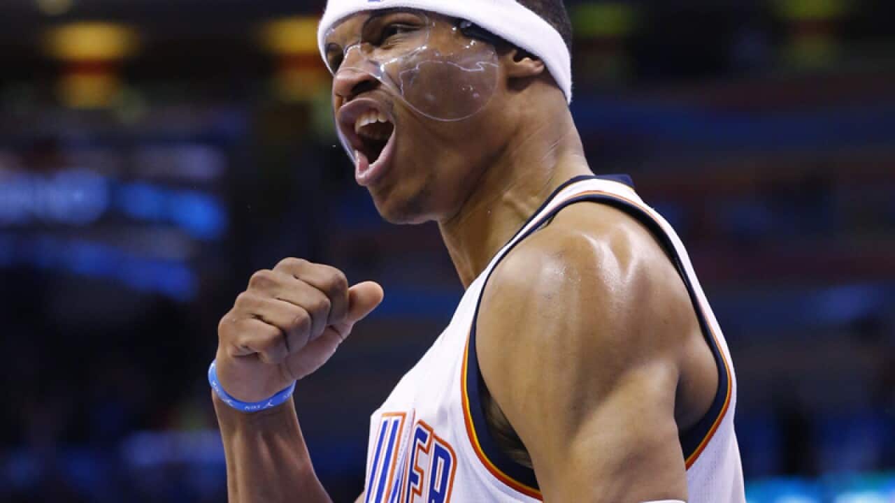 Oklahoma City Thunder guard Russell Westbrook