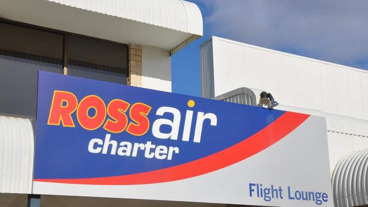 Rossair signage in Adelaide