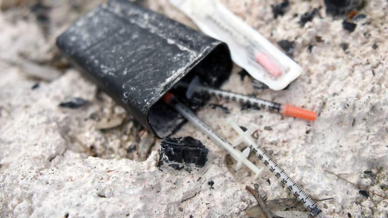 Used syringes