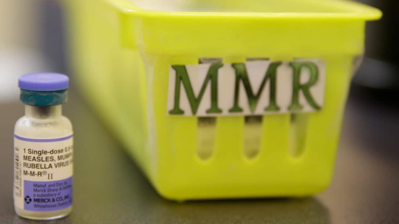 The measles, mumps and rubella vaccine