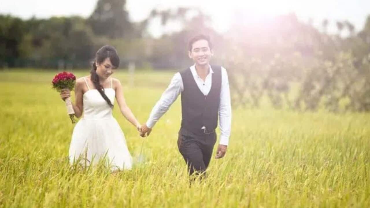 A happy couple
