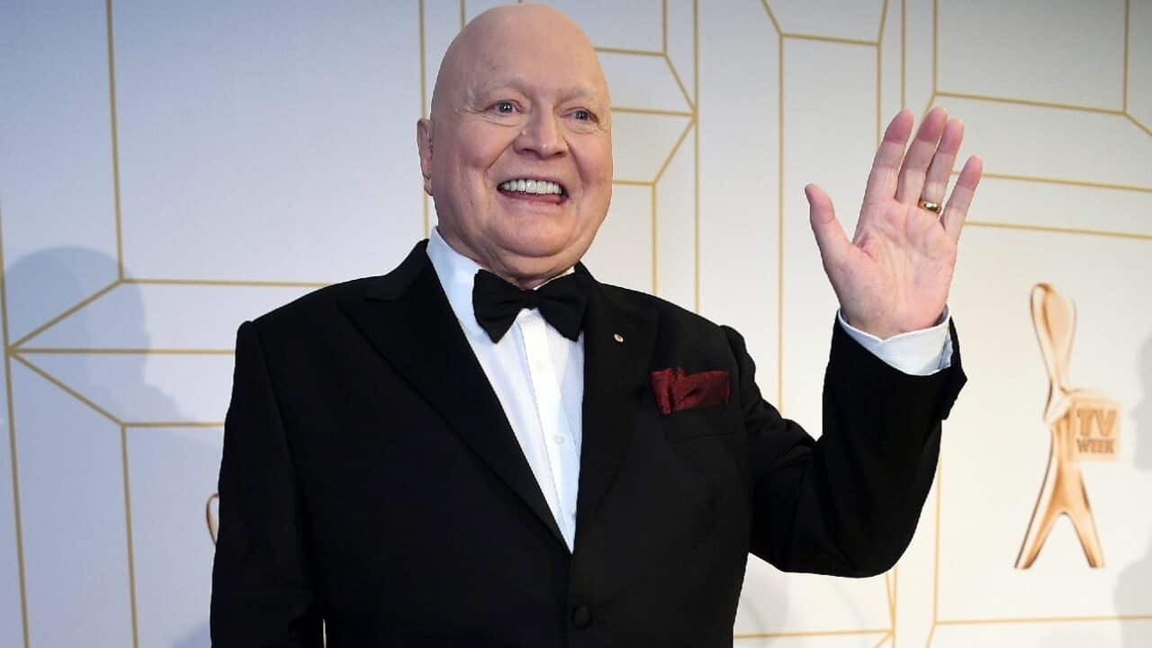 Bert Newton at the 2018 Logie Awards.