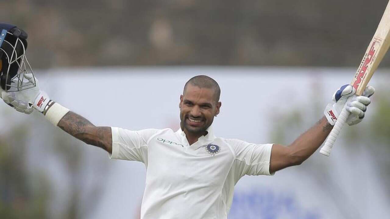 India's Shikhar Dhawan