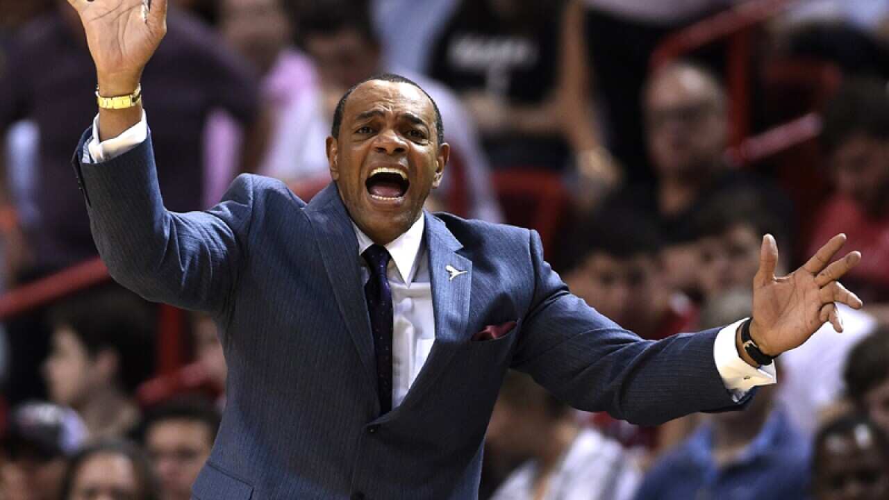 The Brooklyn Nets head coach Lionel Hollins