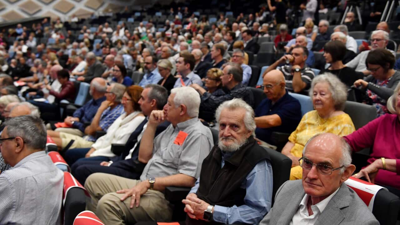 Shareholders at the Westpac Annual General Meeting