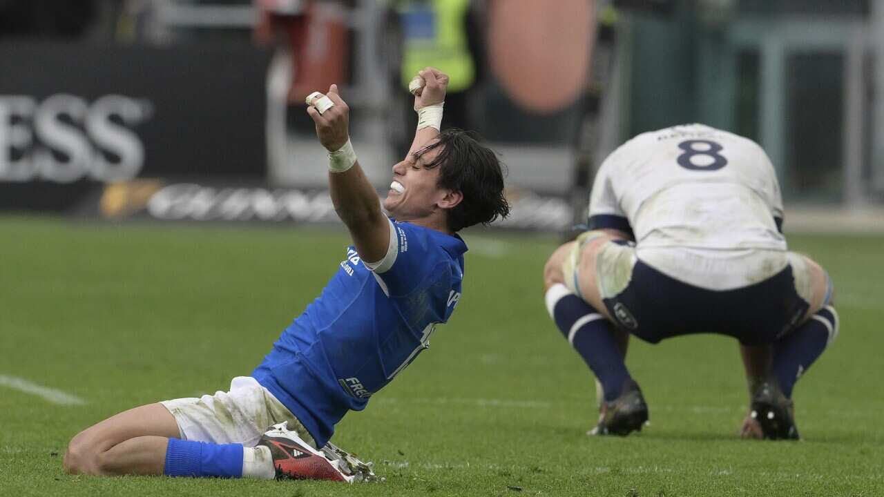 APTOPIX Italy Scotland Six Nations Rugby