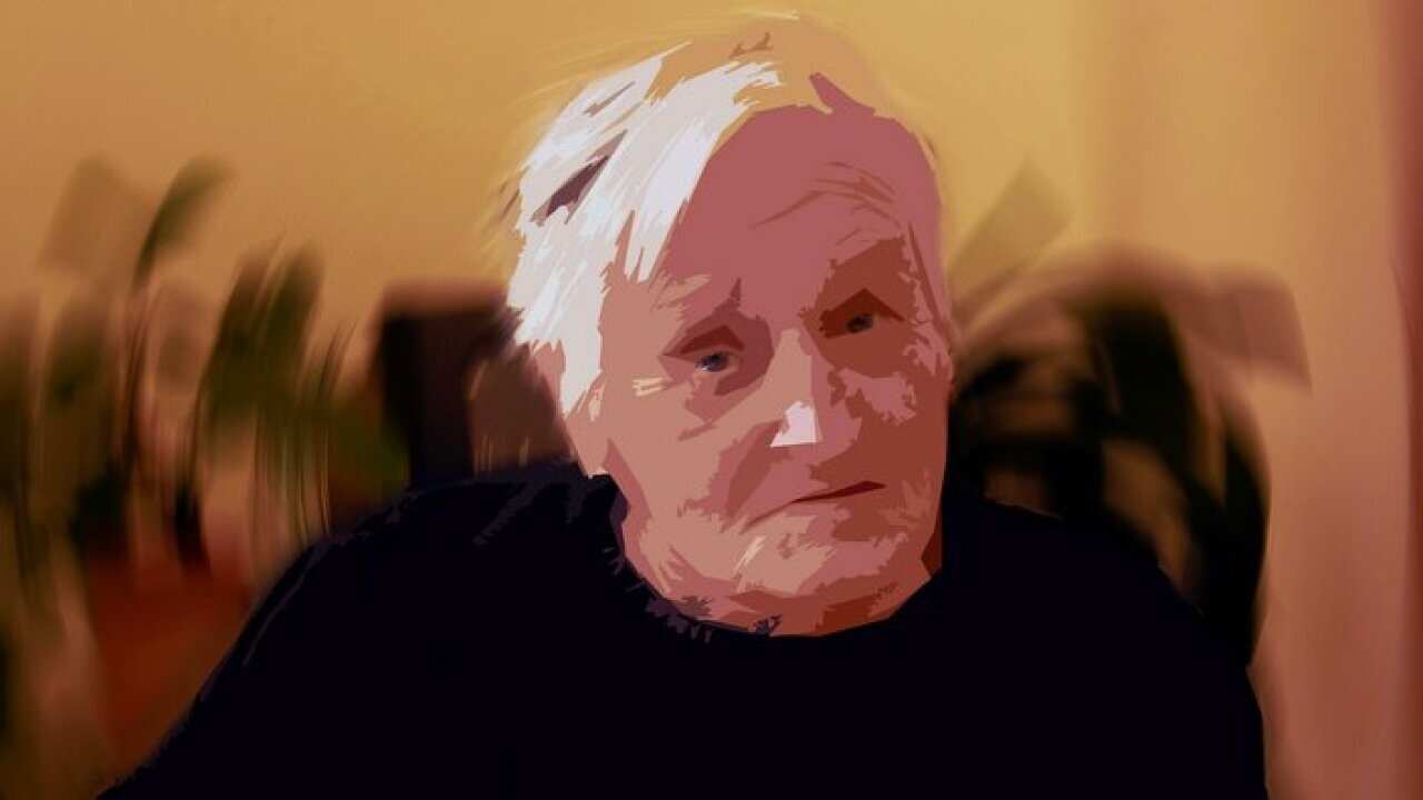 An elderly person