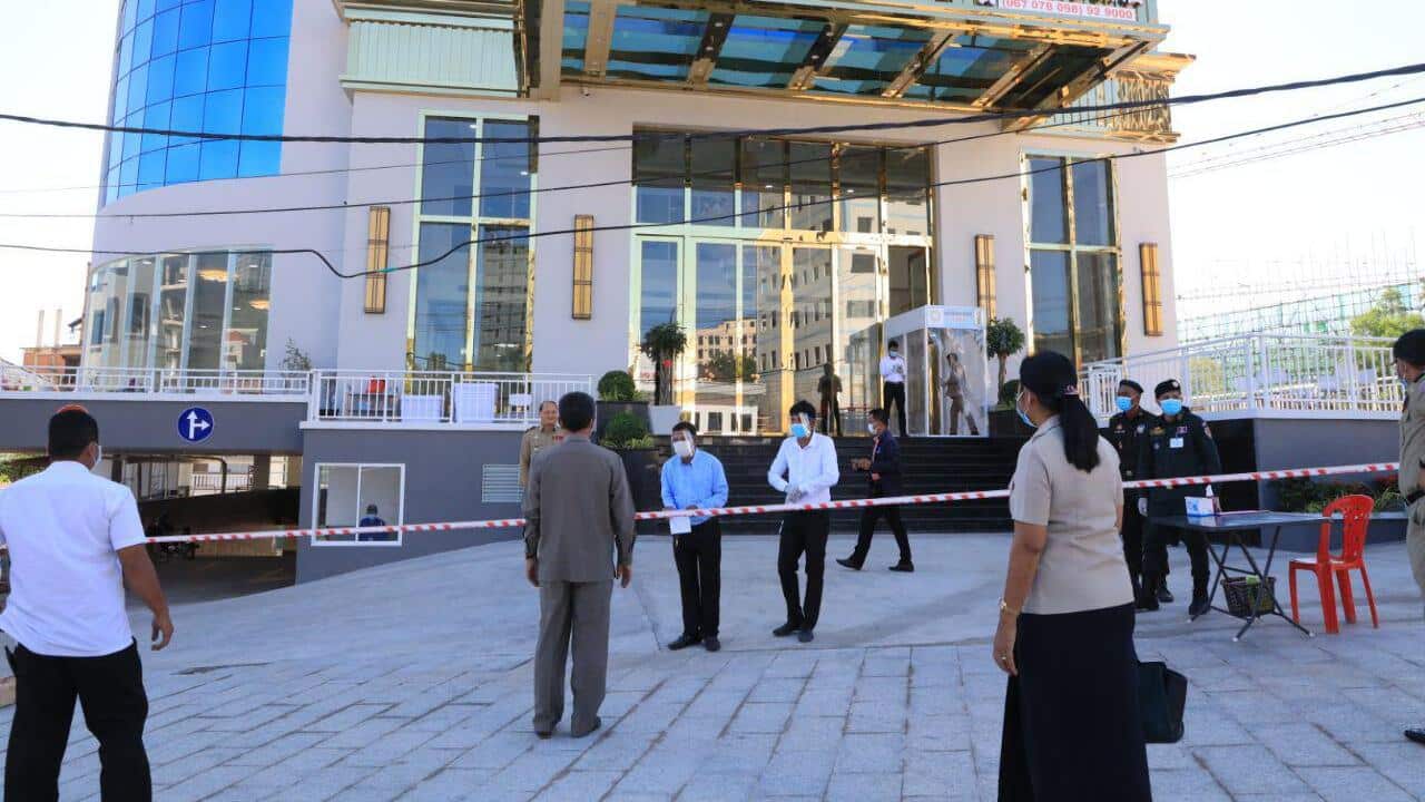 Covid closure in Phnom Penh, Cambodia