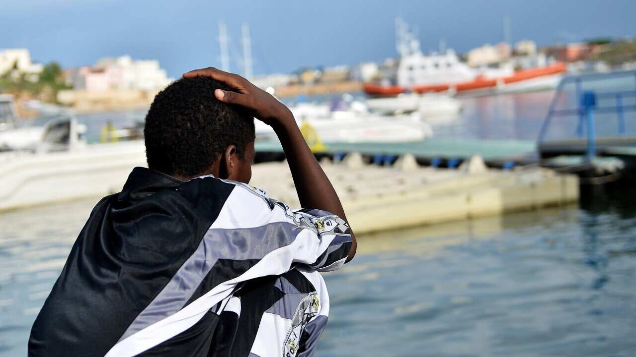 A survivor of the boat that sank off the coast of Lampedusa - Getty.jpg