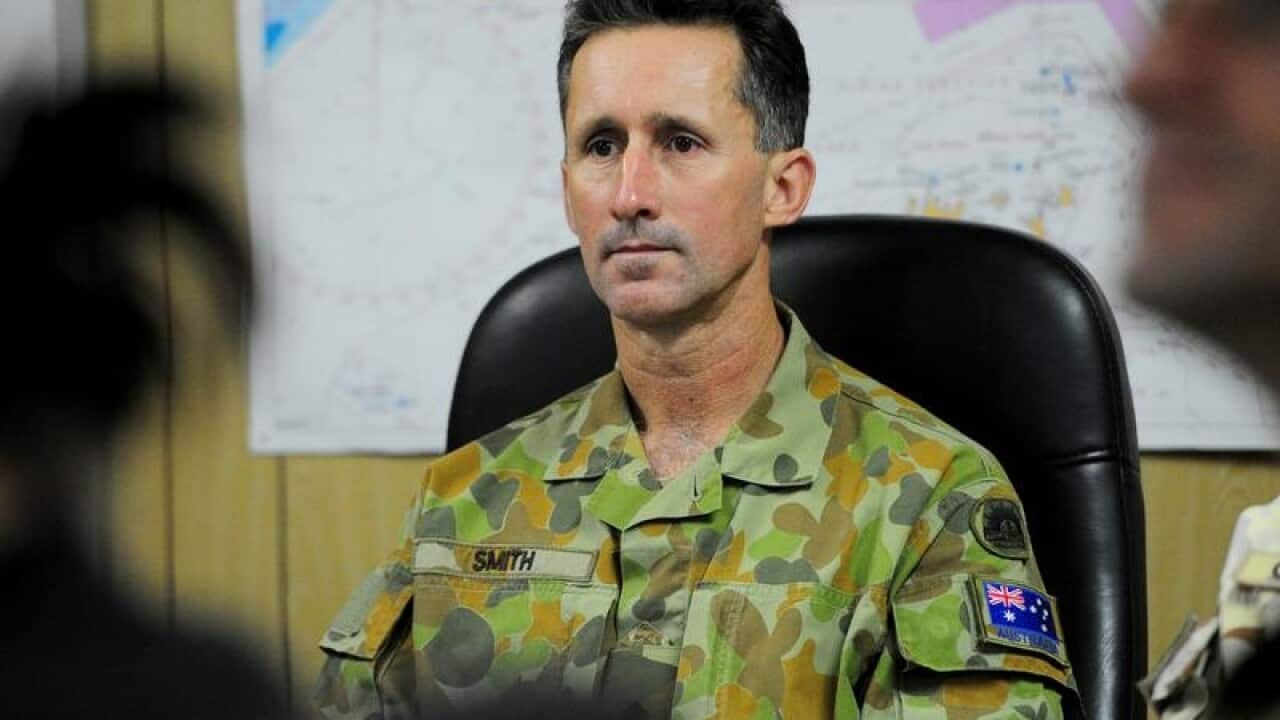 Major General Stuart Smith in army gear.