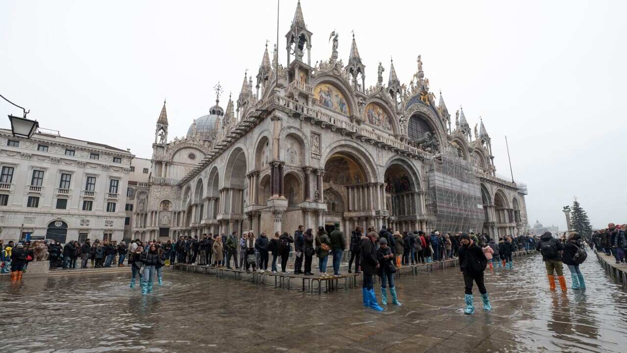 ITALY-WEATHER-FLOOD-VENICE