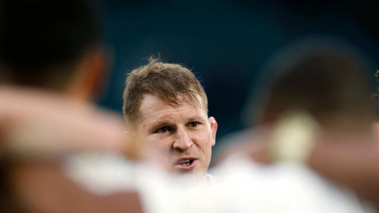 England's Dylan Hartley