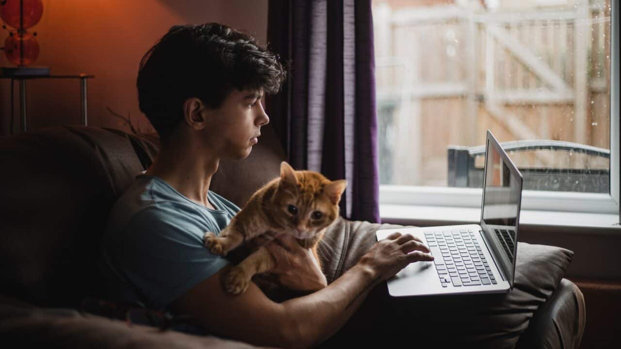 Using a Laptop at Home