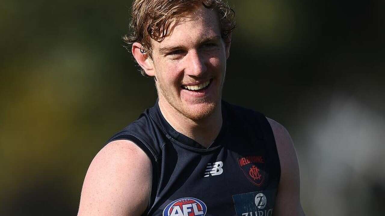 Melbourne Demons debutant Harrison Petty