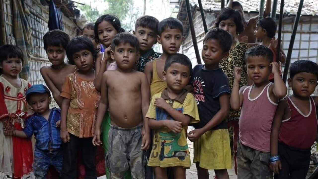 Rohingya refugee children