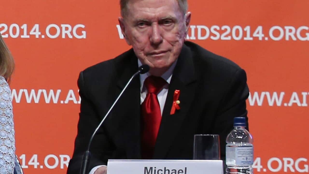 Former High Court judge Michael Kirby in Melbourne