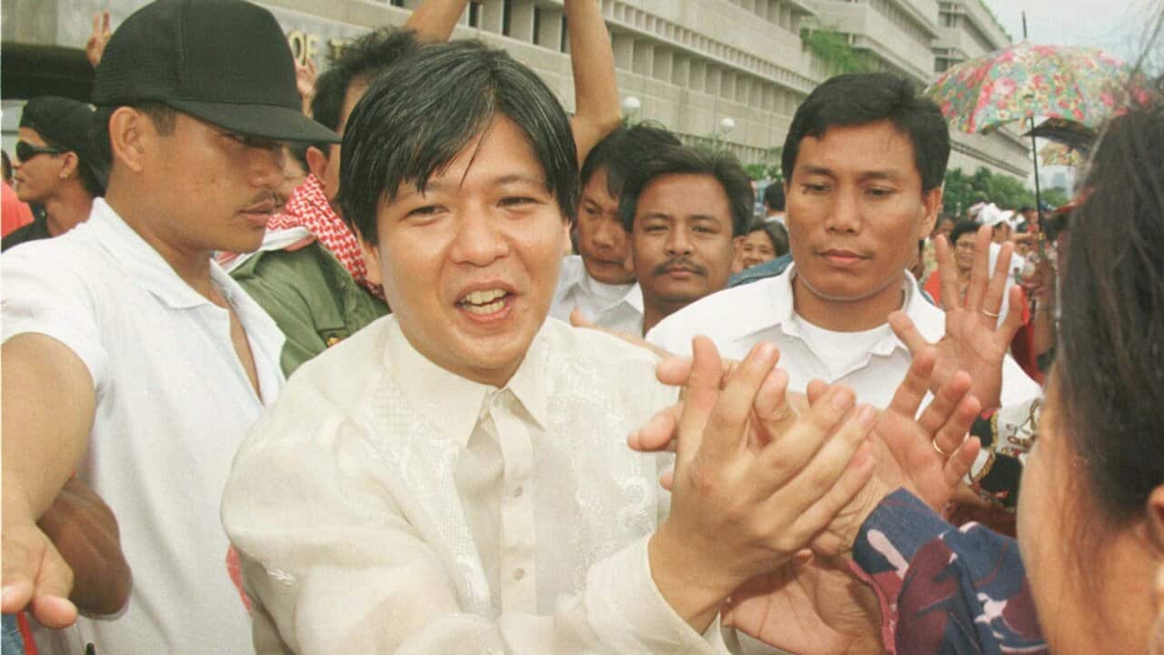 Ferdinand Bong-Bong Marcos Jr, the only son of the late Ferdinand Marcos