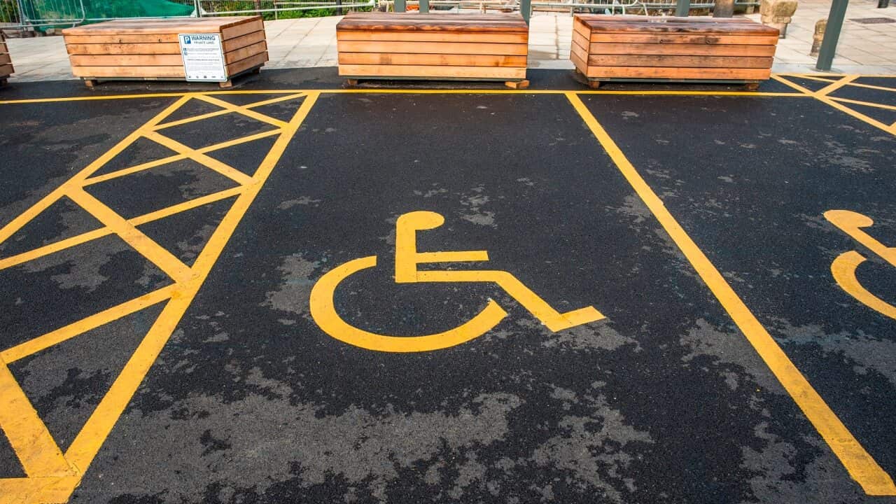 Disabled parking spaces