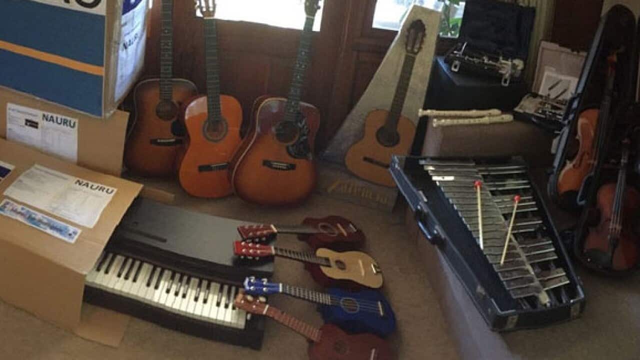 Some of the instruments headed for Nauru, Manus