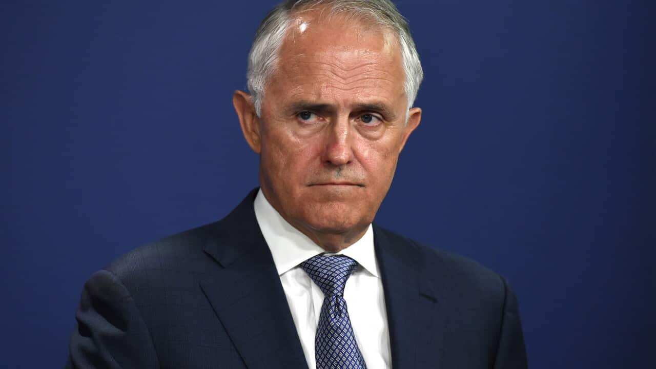 Prime Minister Malcolm Turnbull at a press conference in Sydney on Wednesday, Dec. 30, 2015.  