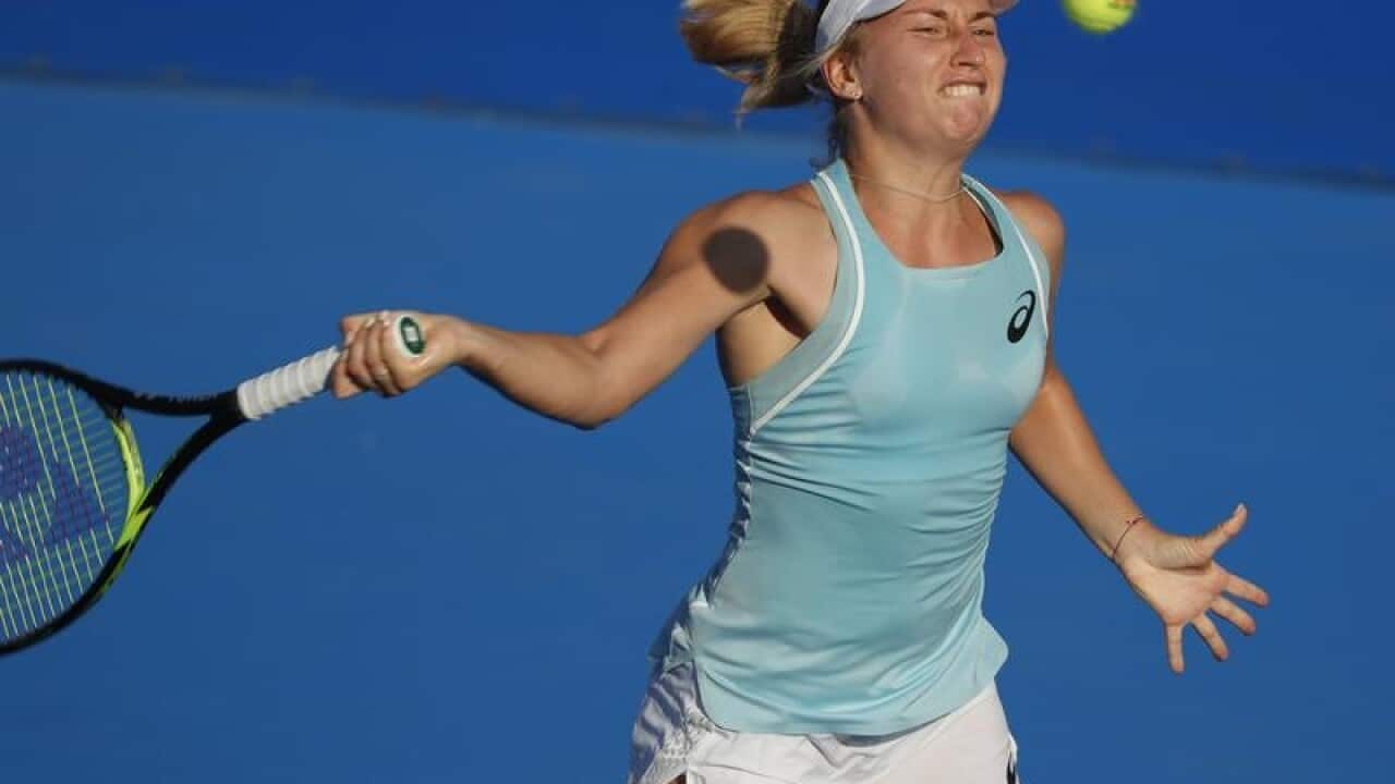 Daria Gavrilova of Australia in action.