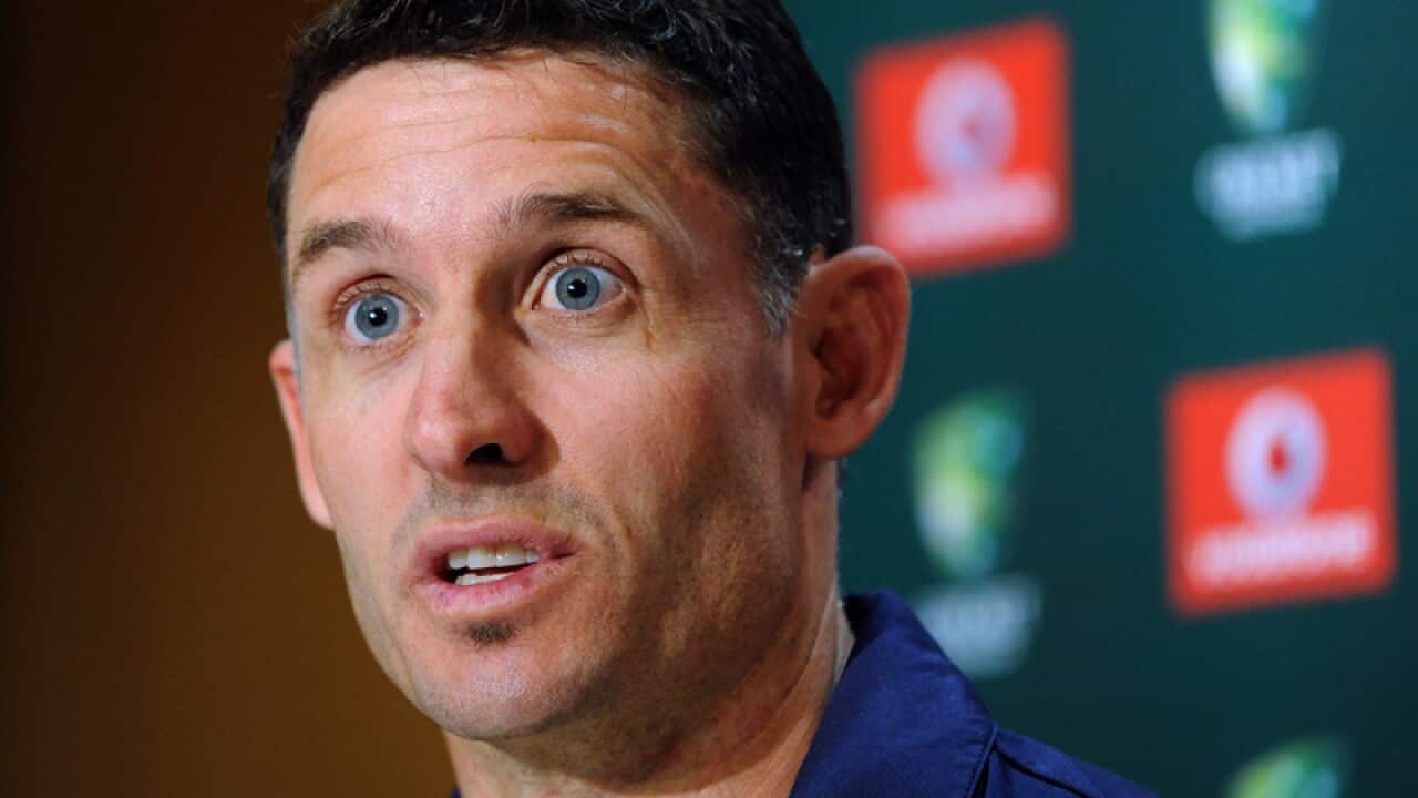 Australian cricket player Michael Hussey