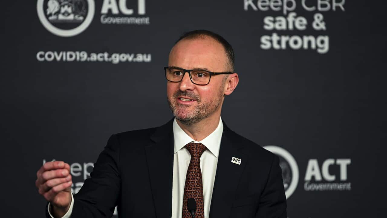 ACT Chief Minister Andrew Barr.