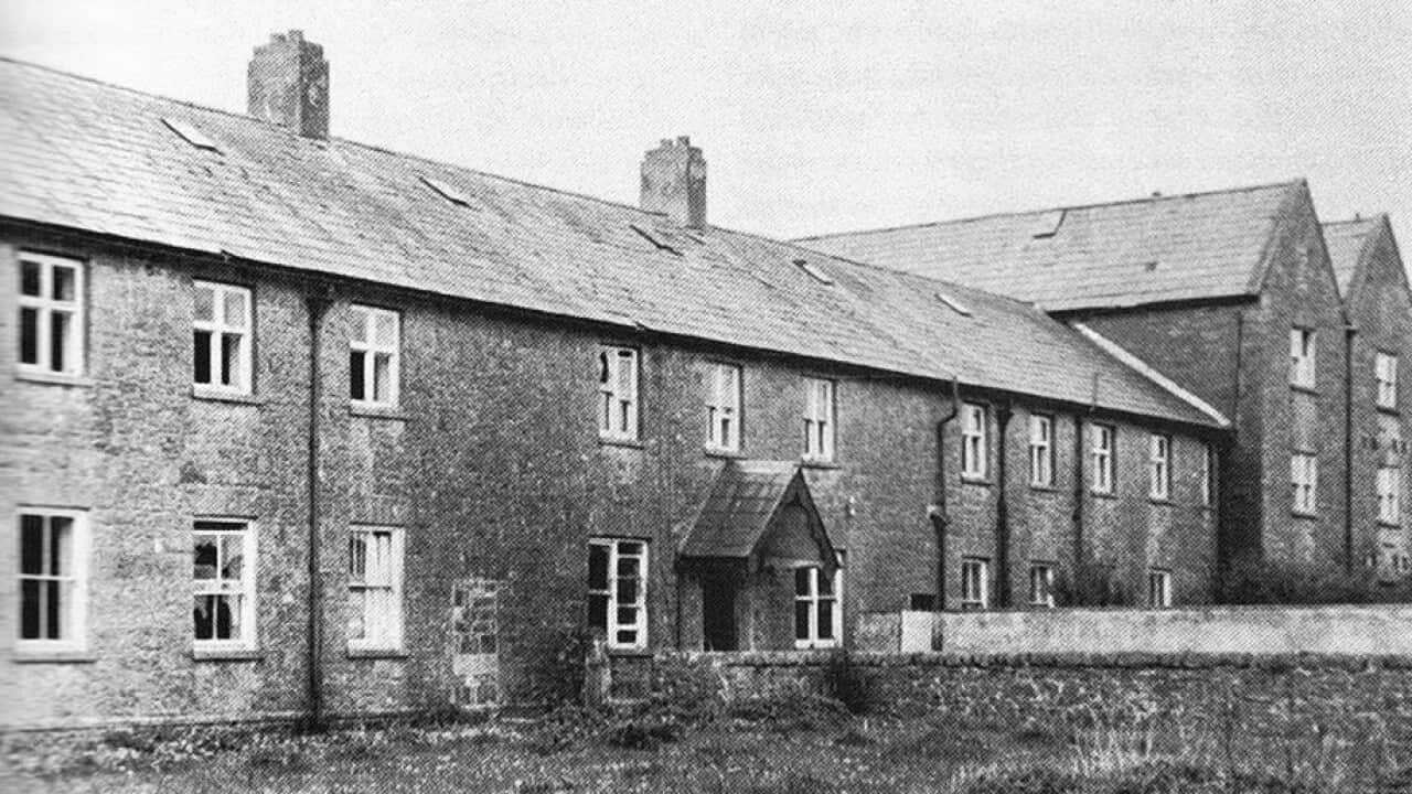 Children’s Home, Dublin Road, Tuam, Ireland circa 1950. (Courtesy of Catherine Corless/Tuam Historical Society)