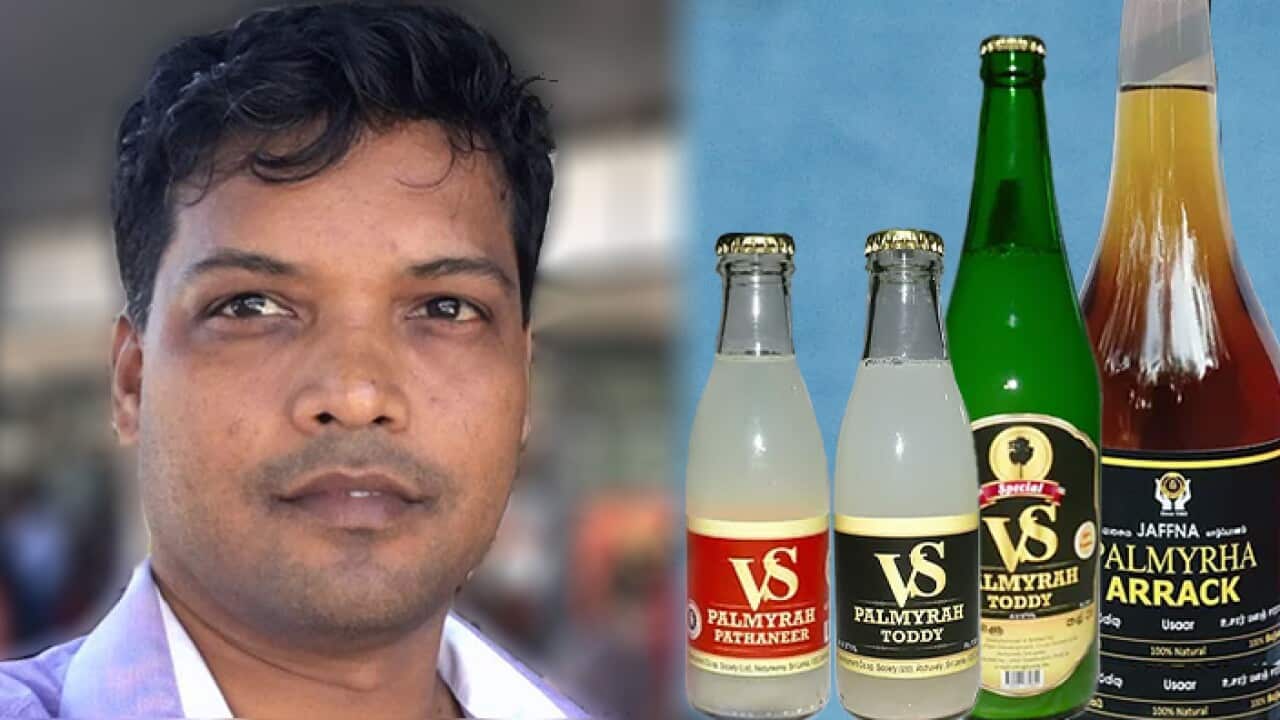 Suganthan Shanmuganathan and a few of his Palmyrha products