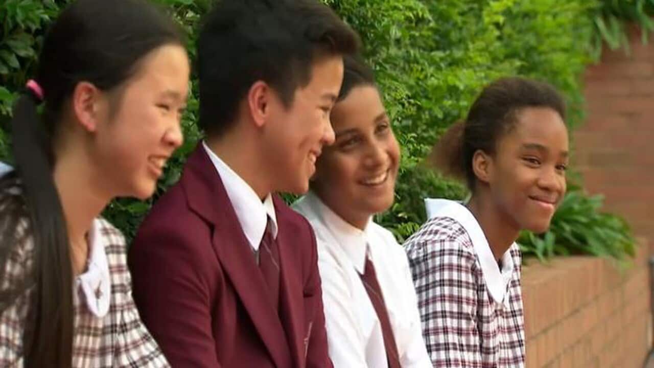 Students at Holy Spirit Catholic College, Lakemba