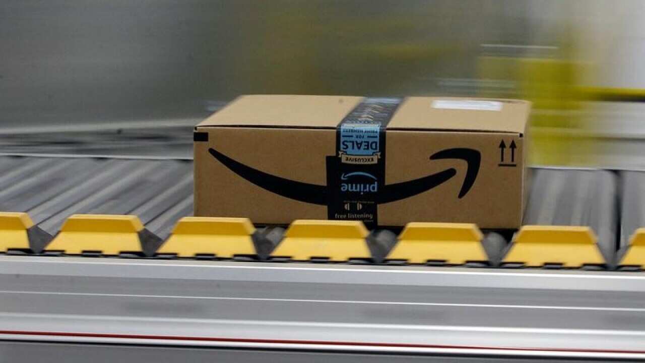 Picture of a box for an Amazon Prime customer