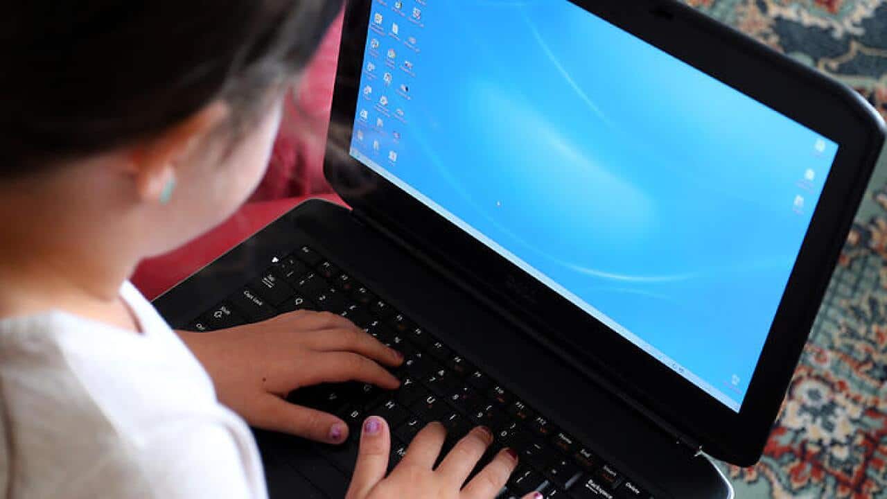 PICTURE POSED BY MODEL Generic stock photo of a child using a laptop computer.. Picture date: Thursday August 21, 2014. Photo credit should read: Peter Byrne/PA Wire