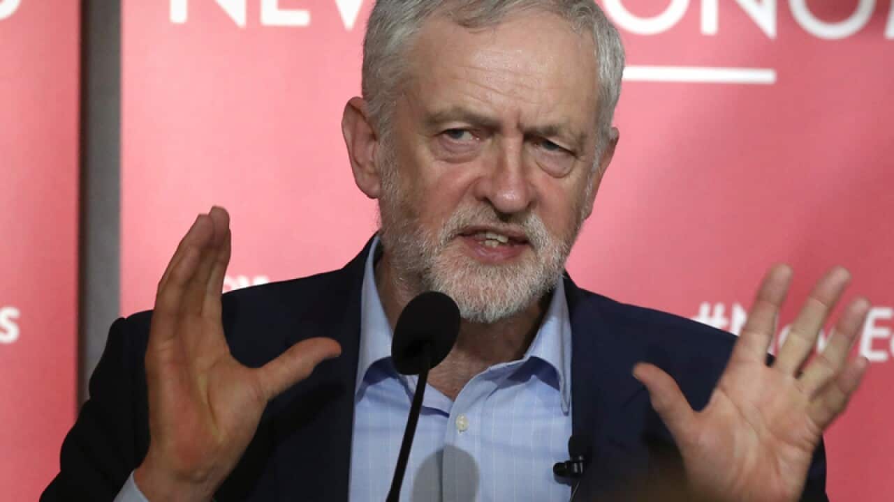 UK Labour leader Jeremy Corbyn