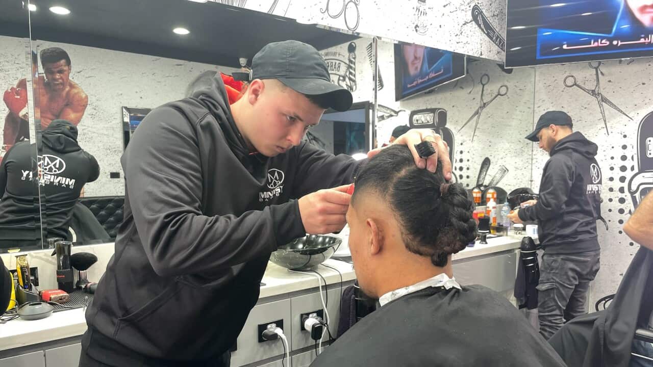 Getting a hair cut at the Bass High School hair salon (SBS-Rayane Tamer).jpg