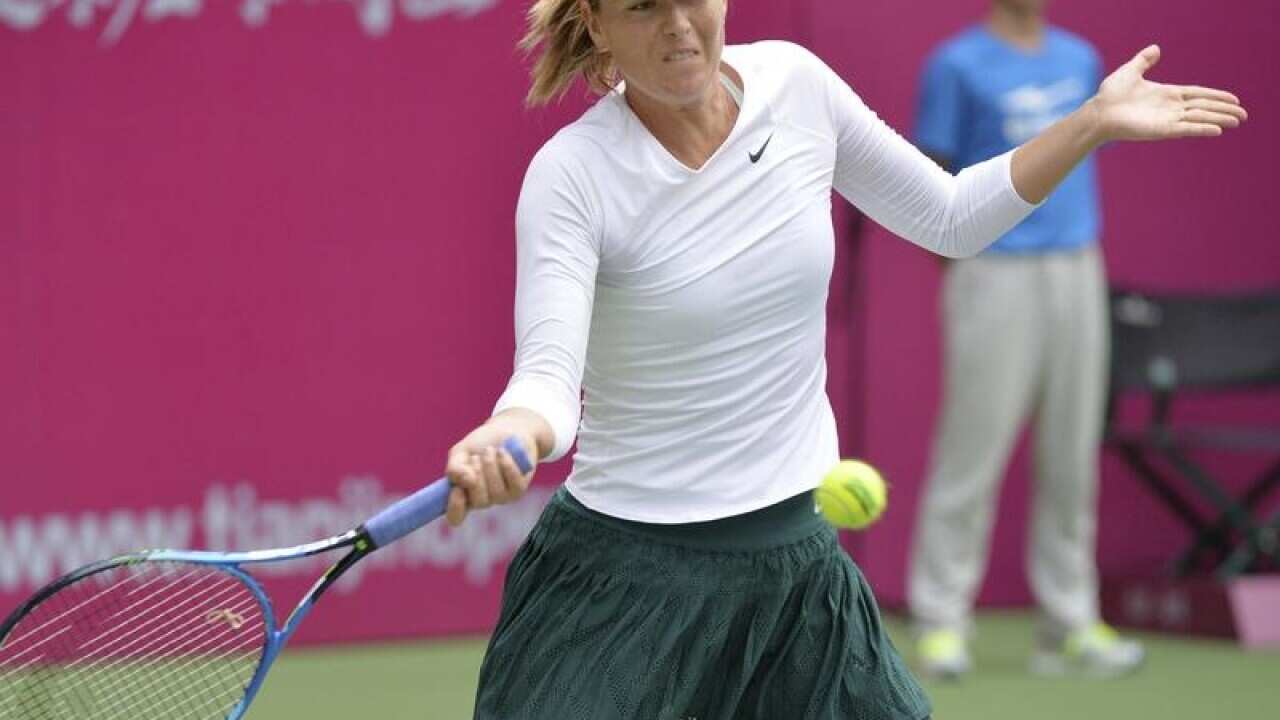 Russian tennis player Maria Sharapova