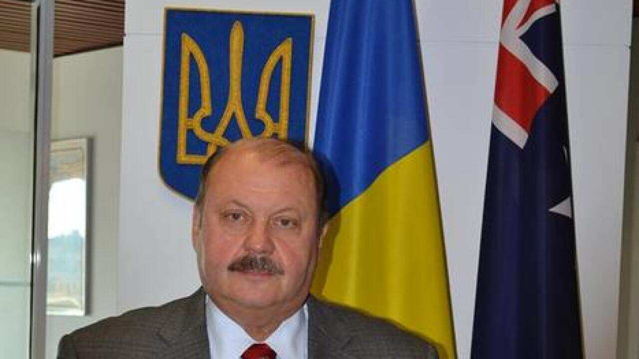 His Excellency, the Ukrainian Ambassador Dr M. Kulinich