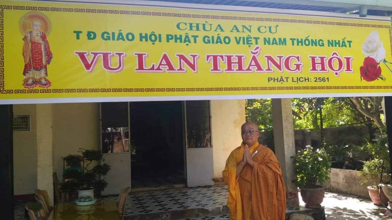 Thượng Tọa Thích Vĩnh Phúc trước chùa An Cư đang có nguy cơ bị phá bỏ nay mai