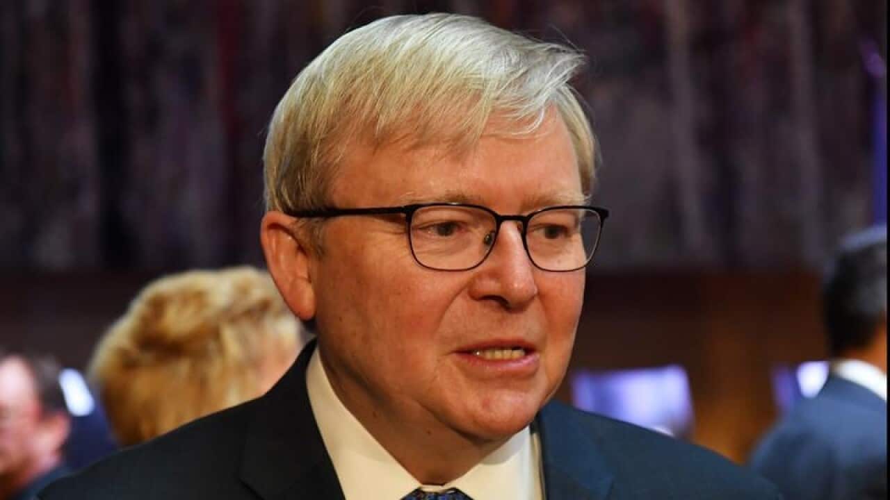 Former prime minister Kevin Rudd