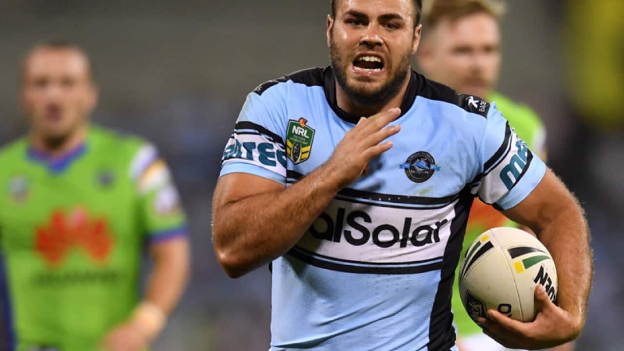 Wade Graham of the Sharks