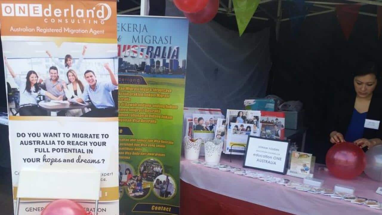 ONEderland stall at the 2016 Perth Indonesian Festival (Kreasi Indonesia) at Curtin University, 13 Aug.