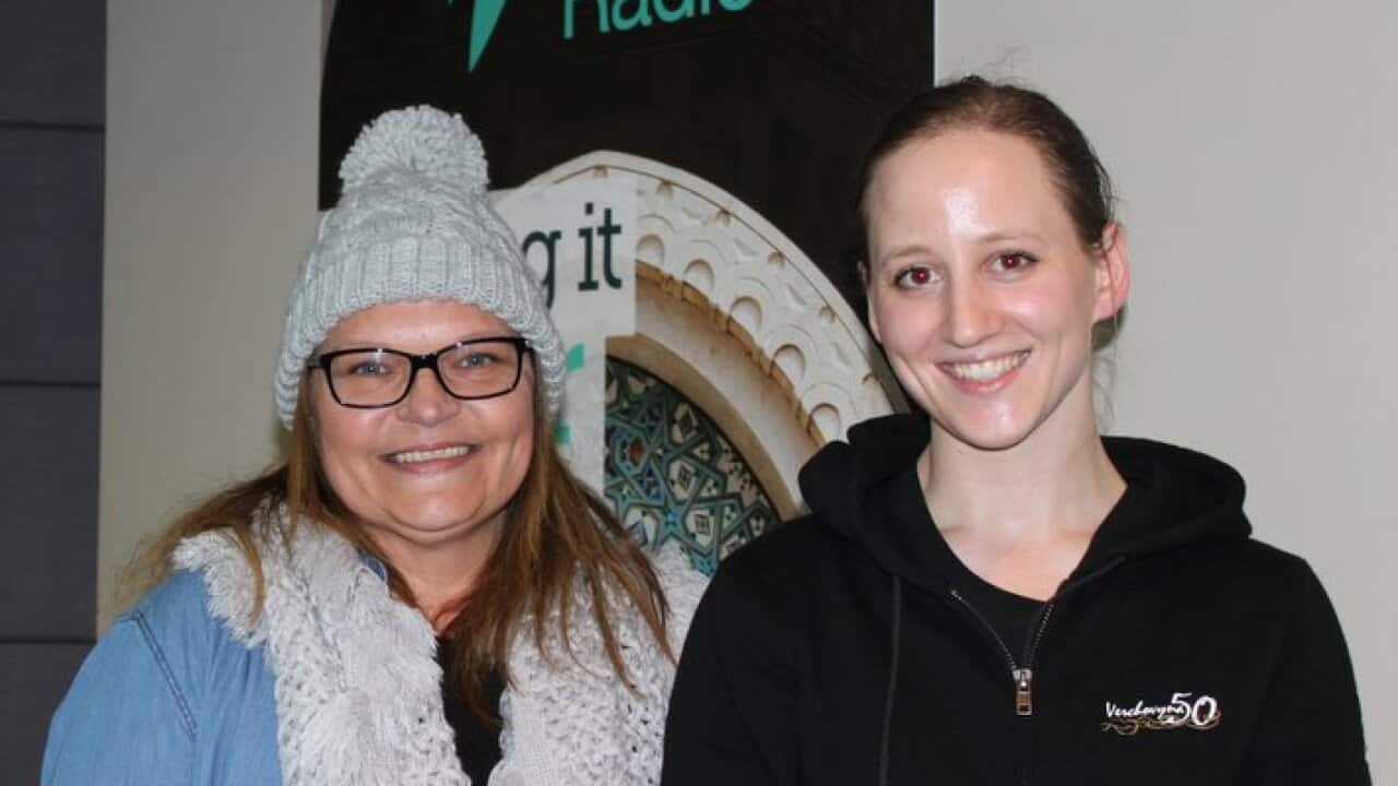 Lesia Rudewych and Tamara Moravski