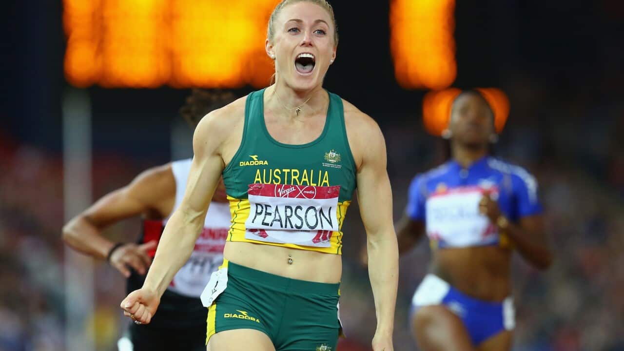 Sally Pearson victorious