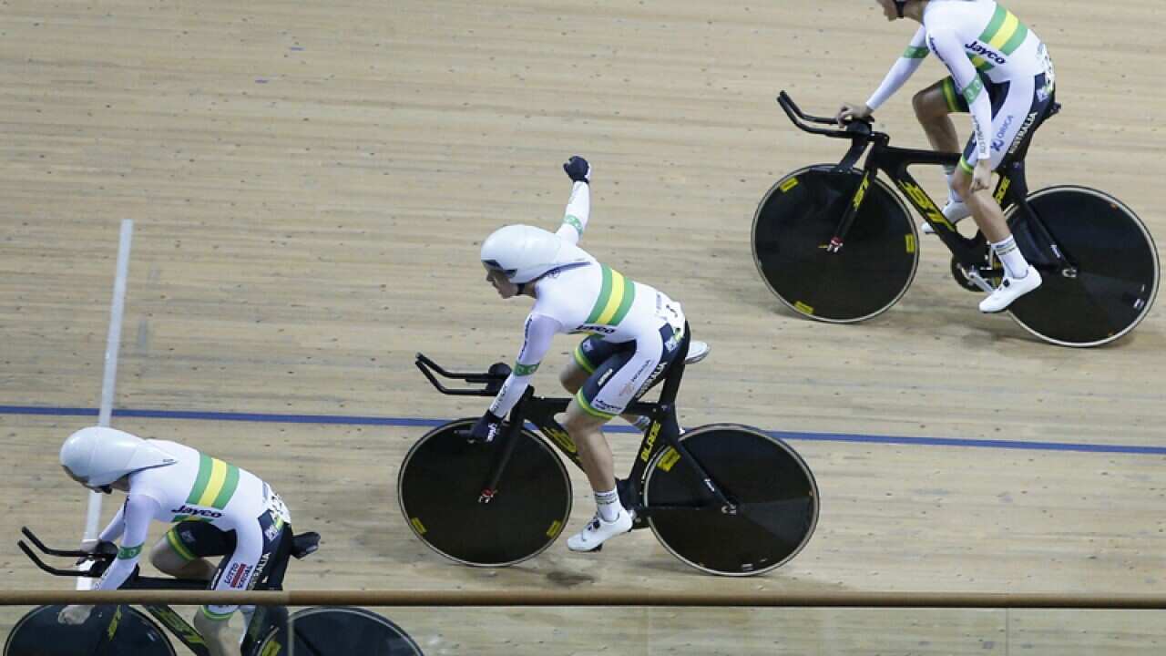 The Australian women's team pursuit