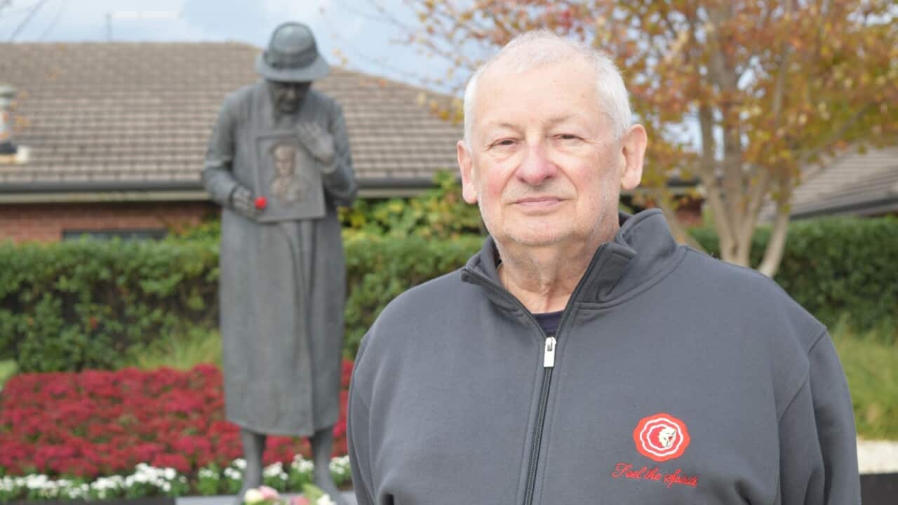 René Degryse is in Ballarat (VIC) speicaal voor Anzac Day