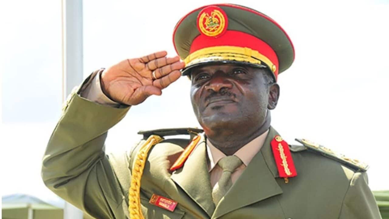 General Edward Katumba Wamala was chief of the defense forces between 2013 and 2017.