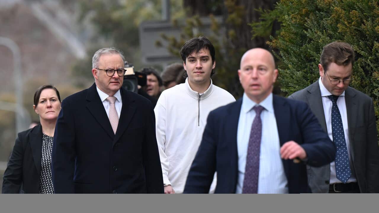 ANTHONY ALBANESE PARLIAMENT HOUSE ARRIVAL