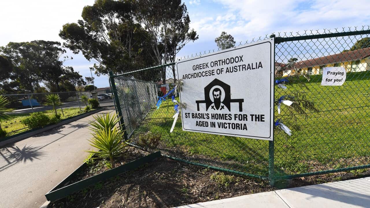Entrance to St. Basil's Homes for the Aged.