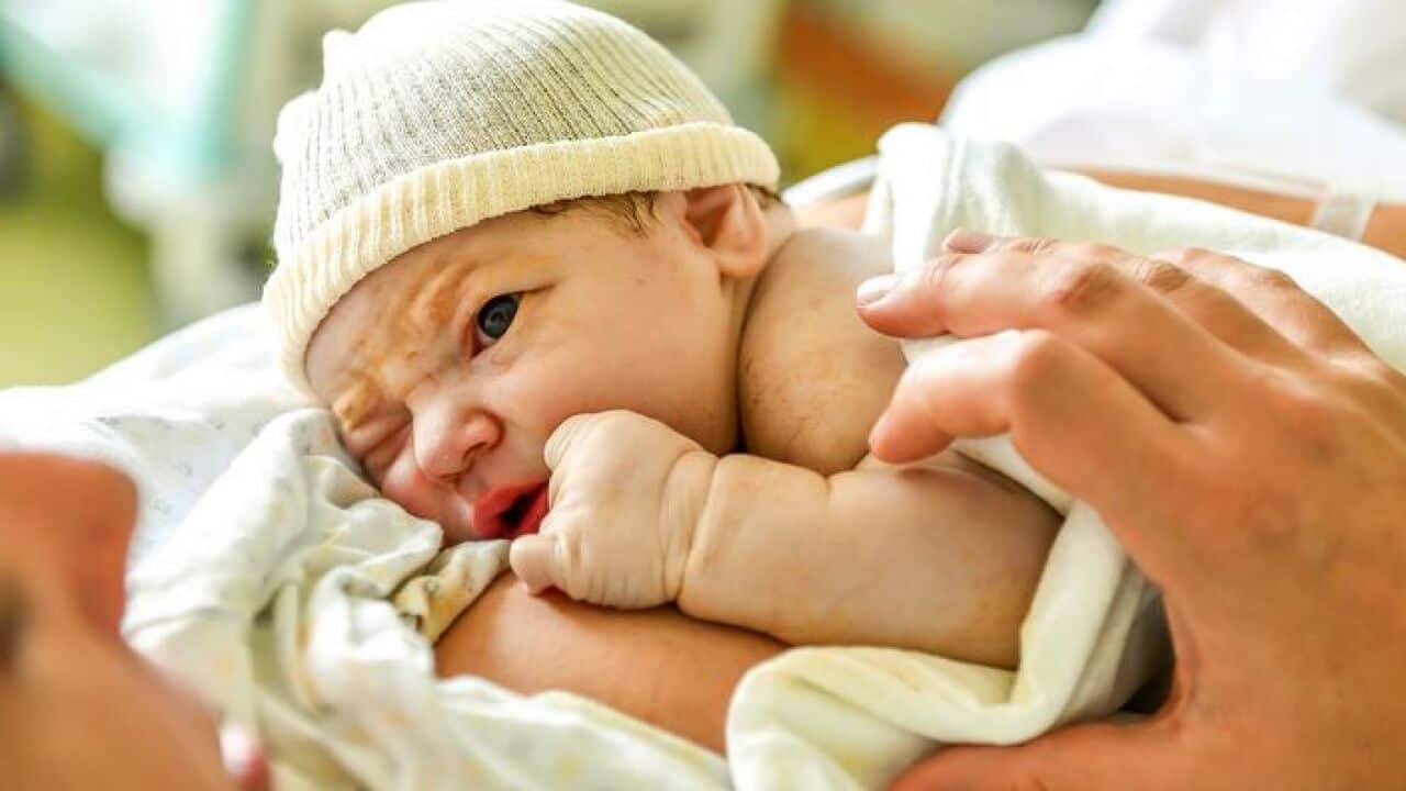 A newborn baby