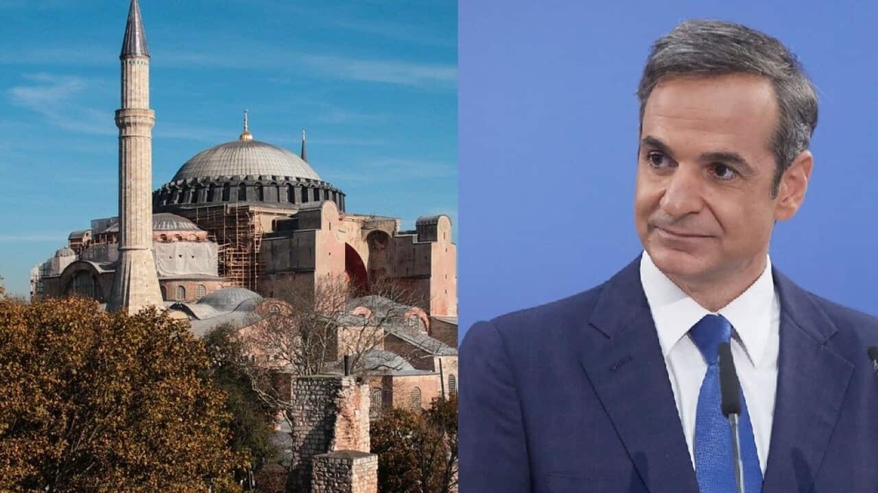 Greek PM Kyriakos Mitsotakis.