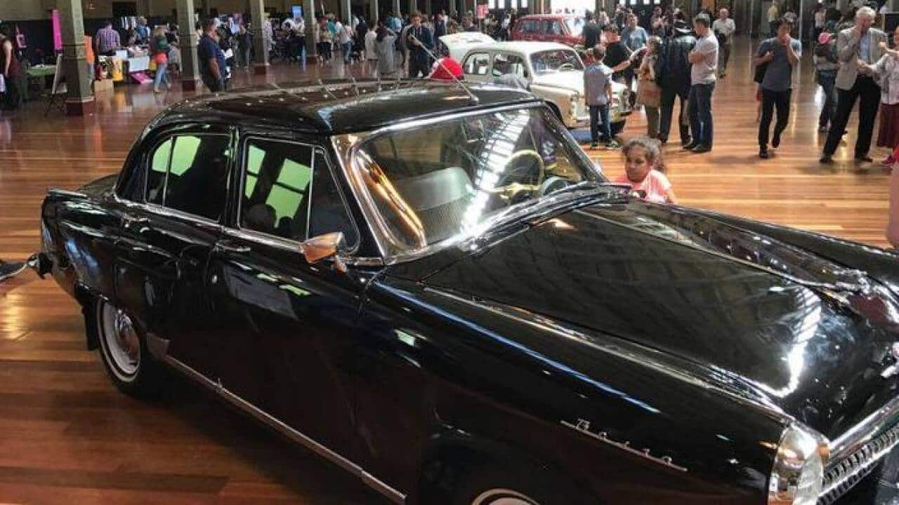 Vintage Soviet cars at the Slavic pancake Festival - Maslenitsa